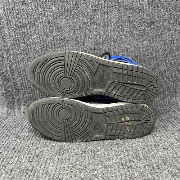 Nike Air Jordan 1 Mid Hyper Royal Blue Black Shoes Women’s 8.5 (7Y) 554725-077 - Picture 6 of 8